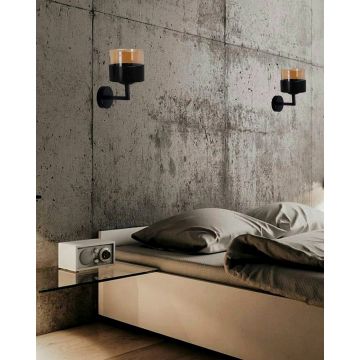 Lampa de perete, Luin, 8316-1A, E27, 60 W, metal