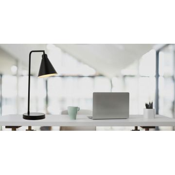 Lampa de masa, Avonni, 683AVN2104, Metal, Negru