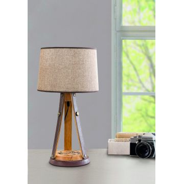Lampa de masa, Opviq, 821CLK2409, Multicolor