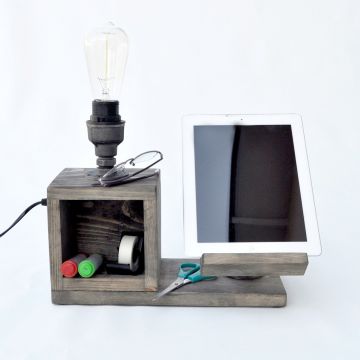 Lampa de masa, Evila Originals, 791EVL1559, Fier, Negru
