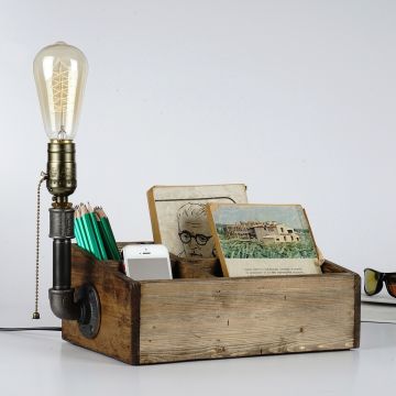 Lampa de masa, Opviq, 791EVL1583, Negru