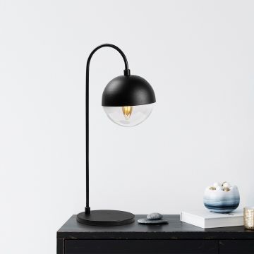 Lampa de masa, Fulgor, 942FLG1841, Metal, Negru
