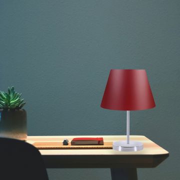 Lampa de masa, Opviq, 780SGN1826, Rosu claret