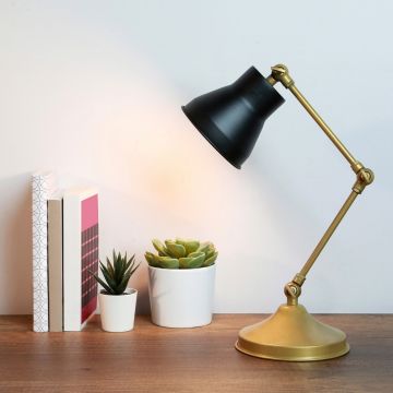 Lampa de masa, Insignio, 780SGN2631, Metal, Negru