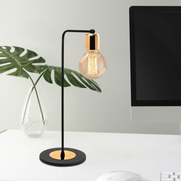 Lampa de masa, Noor, 525NOR2172, Metal, Negru