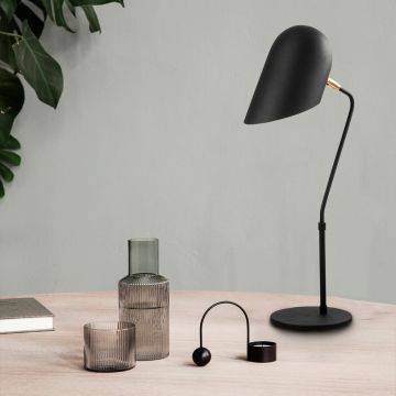 Lampa de masa, Opviq, 892OPV1122, Metal, Negru
