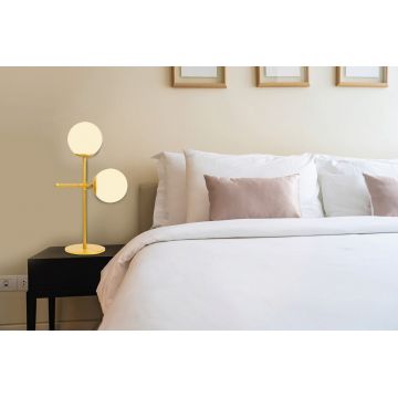 Lampa de masa, Opviq, 892OPV1834, Metal, Auriu