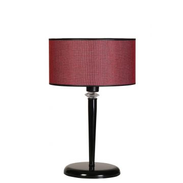 Lampa de masa, Stala, 846STL2789, Metal, Rosu claret