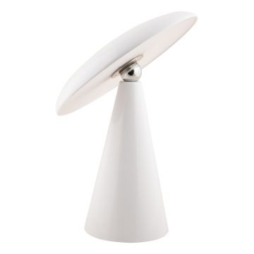 Veioză albă LED cu intensitate reglabilă (înălțime 26 cm) Phoebe – Leitmotiv