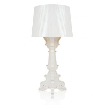 Veioza Kartell Bourgie design Ferruccio Laviani  E14 max 3x28W  d37cm  alb-auriu