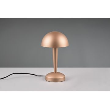 Lampa de masa Canaria, RL, 15x26.5 cm, 40W, 1x E14, metal, aramiu