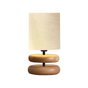 Lampa de Masa Clarion  E14 bej-nuc D15x35cm