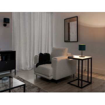Lampa de masa ELTAP, Vespillo, 18x34 cm, 1xE27, 15W, otel/PVC, verde/auriu