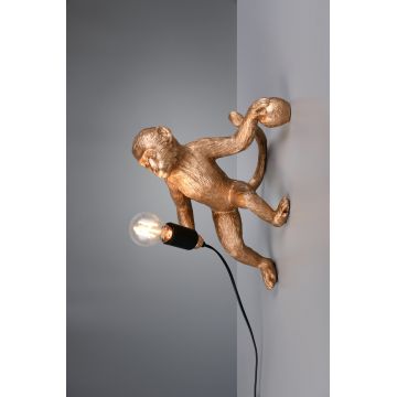 Lampa de masa Louy, RL, 35x20x36.5 cm, 15W, 1x E27, polirasina, auriu