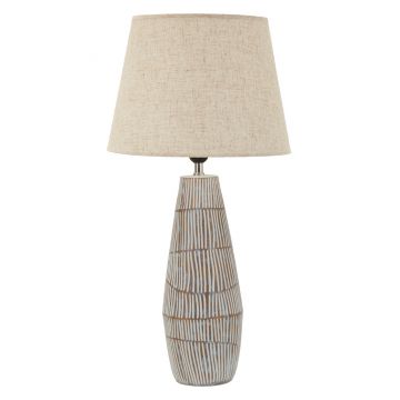 Lampa de masa, Mauro Ferretti, Hanoi, 35x69.5 cm, polirasina/fier/textil, multicolor