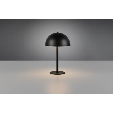 Lampa de masa Munoz, RL, 13x21 cm, 1.3W, 1x SMD, metal, negru mat