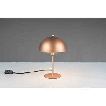 Lampa de masa Nola, TRIO, 20x30.5 cm, 28W, 1x E14, metal, maro