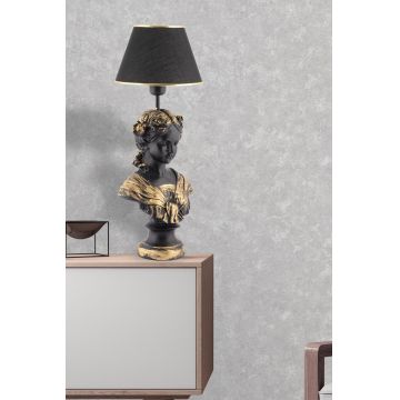 Lampa de masa, Opviq, 390FLH2244, Negru