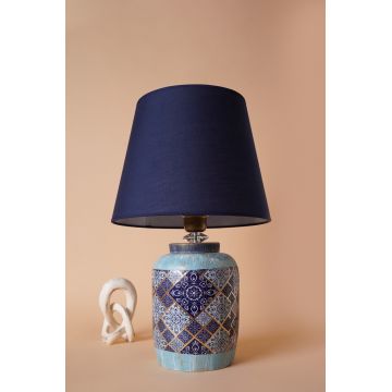 Lampa de masa, Opviq, 687HMY2215, Albastru