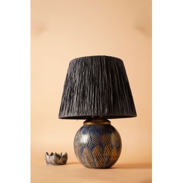 Lampa de masa, Opviq, 687HMY2236, Albastru