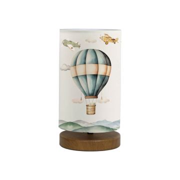 Lampa pentru copii Balon, Multicolor, 15x15x30 cm