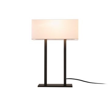 Veioza Amora, Alb - Negru, 35x15x52 cm