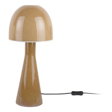 Veioză galben ocru cu abajur din sticlă (înălțime 45 cm) Bombin – Leitmotiv