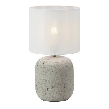 Veioză gri cu abajur textil (înălțime 44 cm) Montagna – Markslöjd