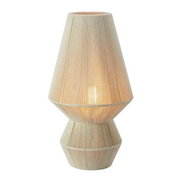 Veioză în culoare naturală cu abajur textil (înălțime 54 cm) Razzo – Markslöjd