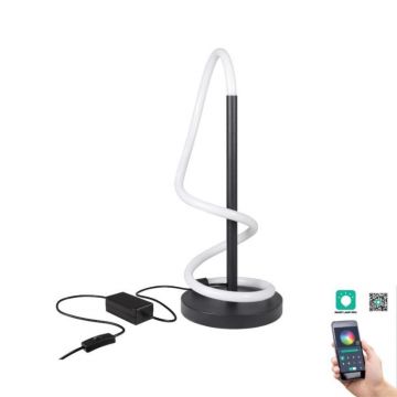 Veioza LED Klausen Fiora TL1, KL148022, 13W-27W-13W, 3000K-4500K-6500K, alb