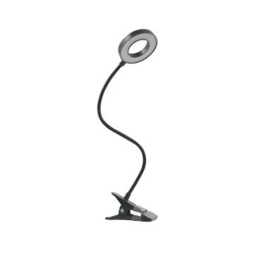 Veioza LED Klausen Flex KL1 48009, 8W, 3000-4500-6500K, negru