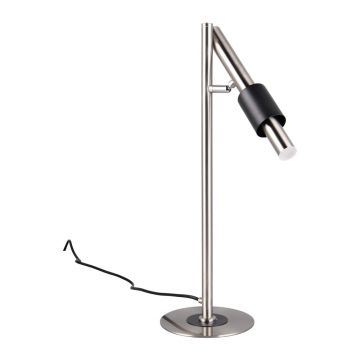 Veioză neagră-argintie LED (înălțime 50 cm) Ikaris – Trio Select