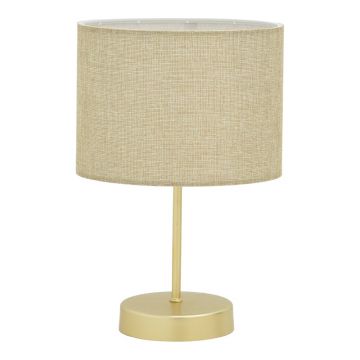 Veioza PWL-0961, E27 bej maro-auriu, 22x32 cm