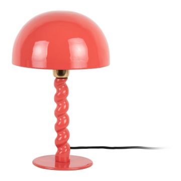 Veioză roșie cu abajur din metal (înălțime 39 cm) Prisa – Leitmotiv