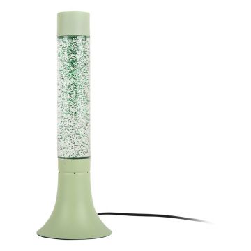 Veioză verde cu abajur din sticlă (înălțime 37,5 cm) Astro Glittler – Leitmotiv