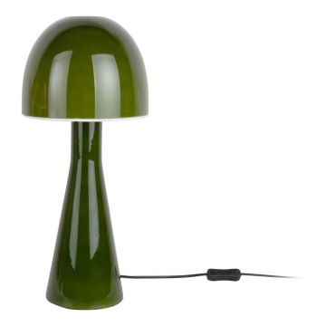 Veioză verde-închis cu abajur din sticlă (înălțime 45 cm) Bombin – Leitmotiv