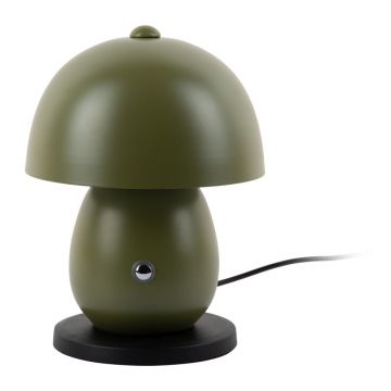 Veioză verde-închis LED cu abajur din metal (înălțime 18 cm) Mono LED – Leitmotiv