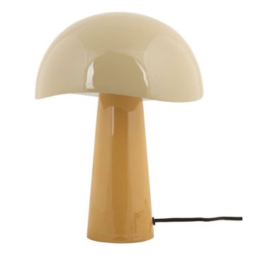 Veioză galben ocru cu abajur din metal (înălțime 33 cm) Grato – Leitmotiv