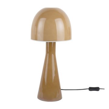 VeiozÄgalben ocru cu abajur din sticlÄ(Ã®nÄlÈime 45 cm) Bombin âLeitmotiv