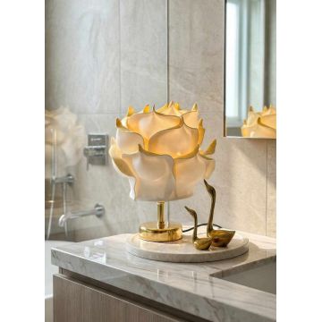 Lampa de masa, L'essentiel Maison, 627GNT1028, Aur / Aur strălucitor