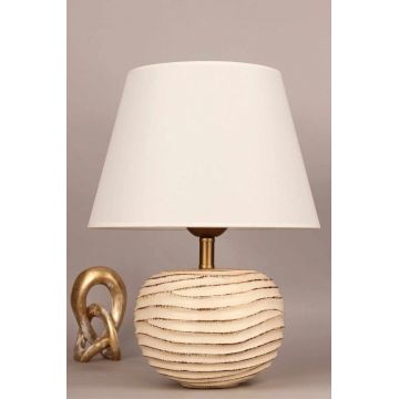 Lampa de masa, L'essentiel Maison, 687HMY2542, Crem