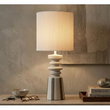 Lampa de masa, Mauro Ferretti, Tribal, 1 x E27, 40W, 26.5x67 cm, ceramica, multicolor