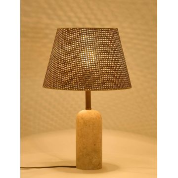 Lampa de masa, Opviq, 377KLT1102, Maro / Bej