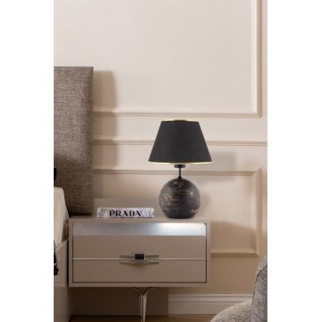 Lampa de masa, Opviq, 390FLH2254, Negru