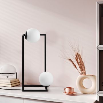 Lampa de masa, Opviq, 521SHN3674, Negru