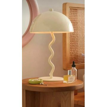 Lampa de masa, Opviq, 751ARL1123, Metal, Crem