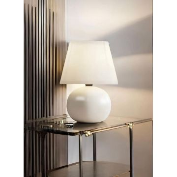 Lampa de masa, Opviq, 751ARL1124, Metal, Crem