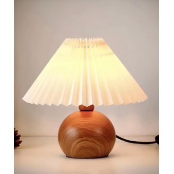 Lampa de masa, Opviq, 751ARL1133, Crema/Nuca