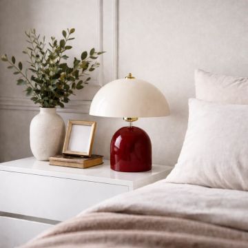 Lampa de masa, Opviq, 780SGN2180, Rosu