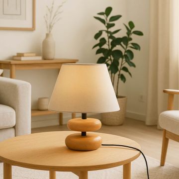 Lampa de masa, Opviq, 780SGN4698, Bej